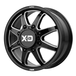 XD Series – XD845 PIKE DUALLY – Black – 20″x8″ 15mm – Summer Wheels – XD845208813105